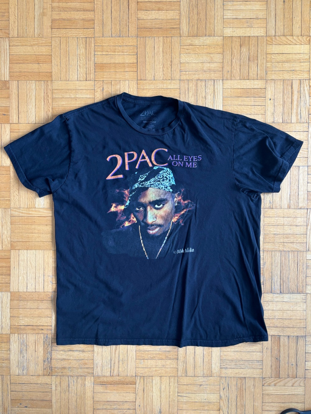 Black 2PAC Graphic Tee - Men's Short Sleeve Shirt